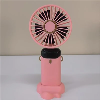Draagbare ventilator roze